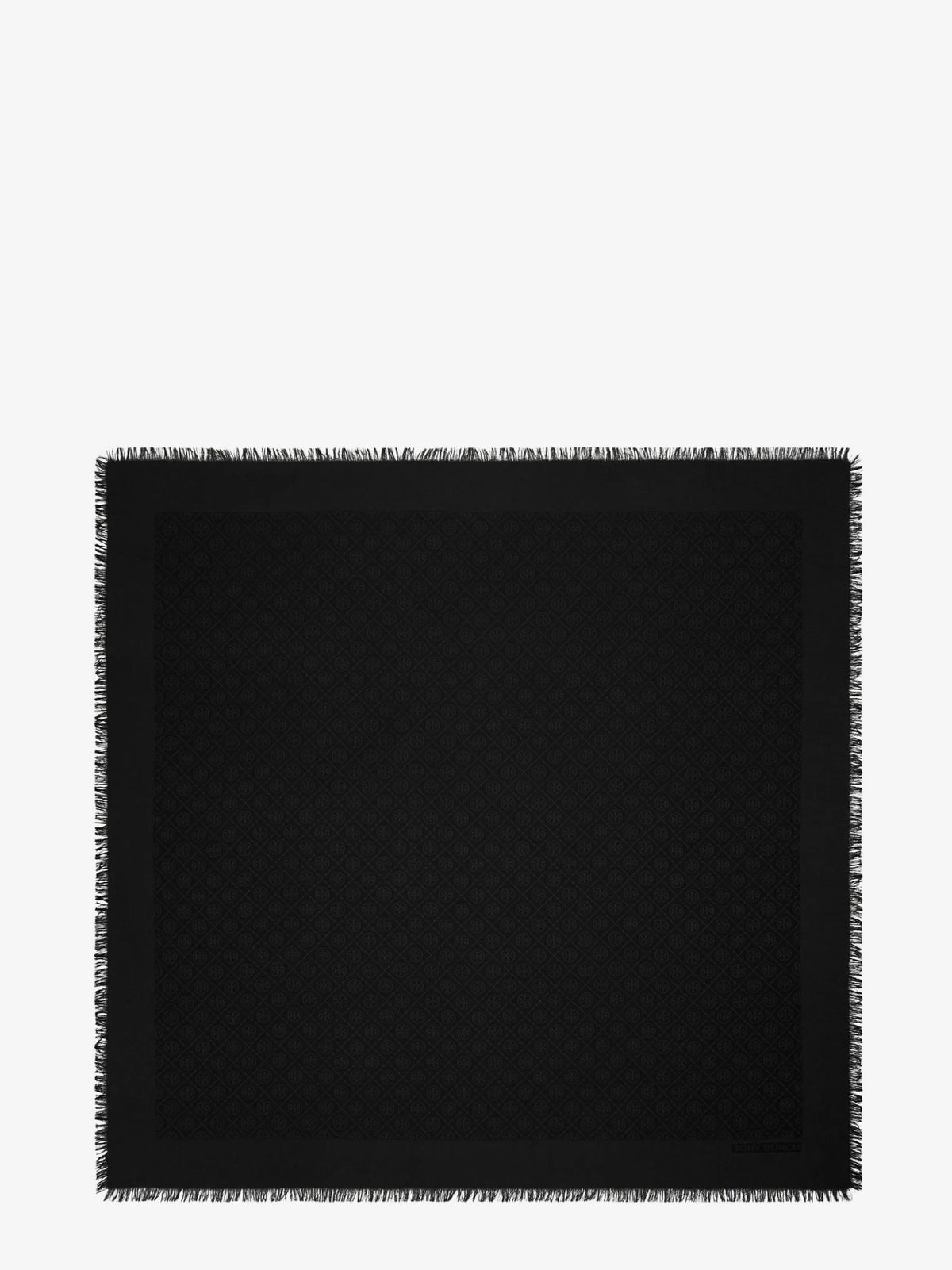 Sciarpa T Monogram Jacquard Traveler in misto seta e lana