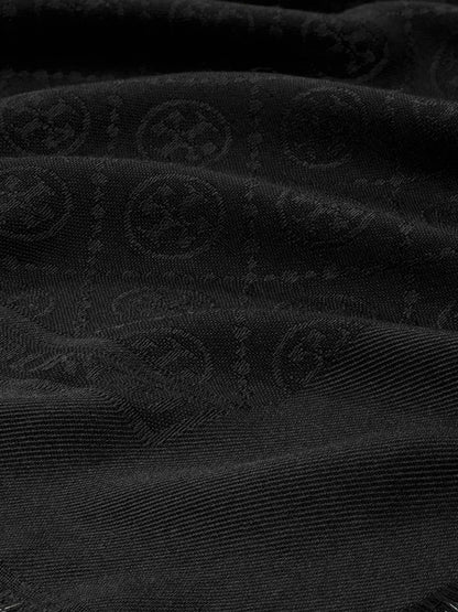 Sciarpa T Monogram Jacquard Traveler in misto seta e lana thumbnail