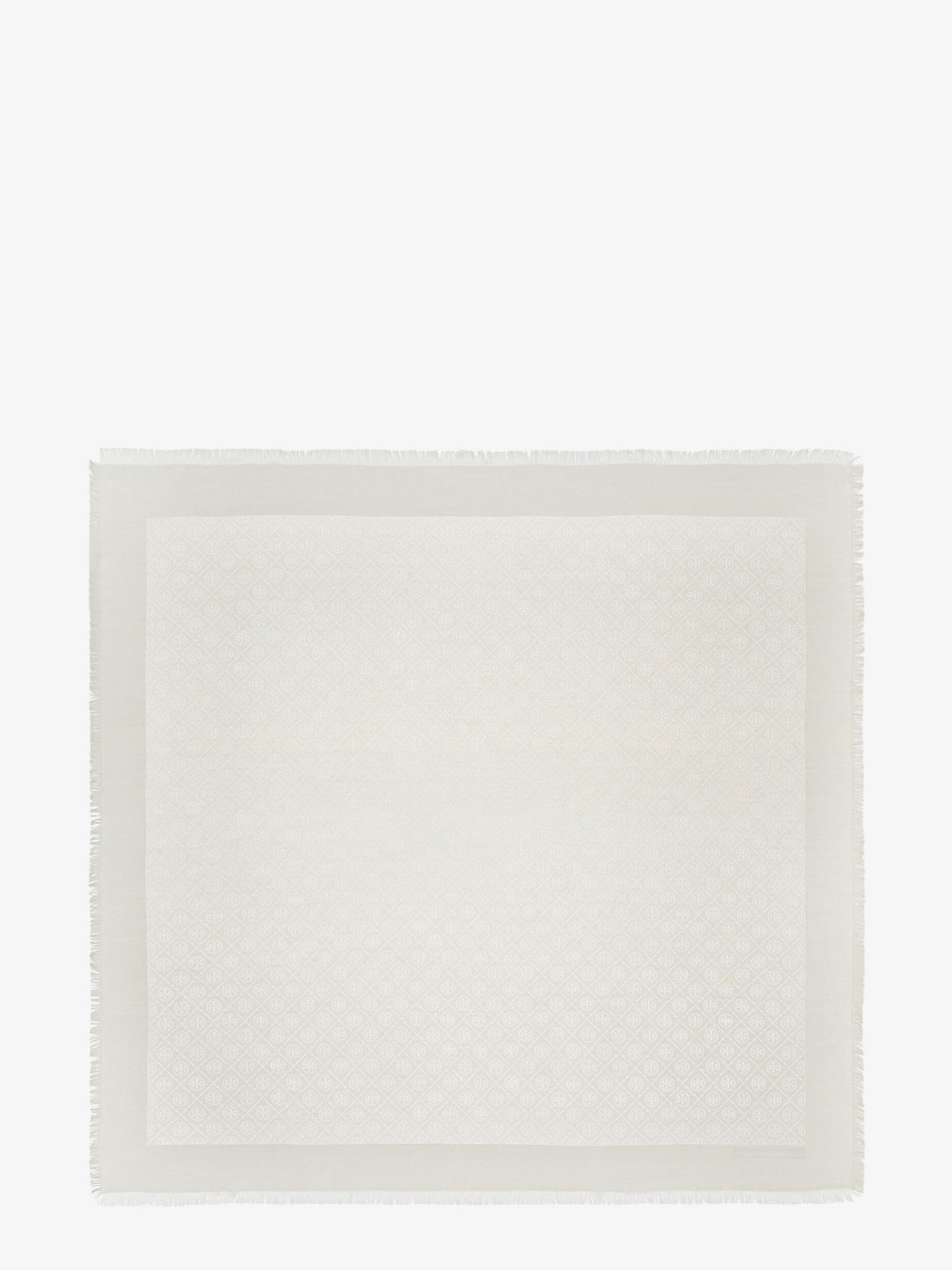 Sciarpa T Monogram Jacquard Traveler in misto seta e lana