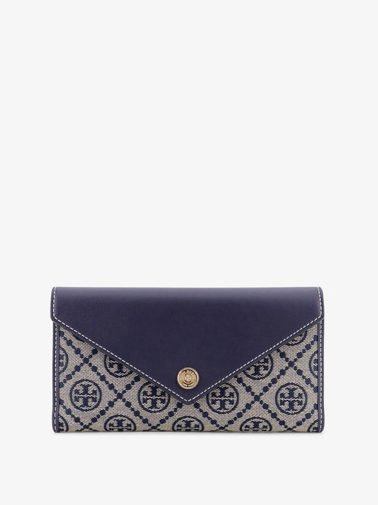 T Monogram Envelope leather and T Monogram Fabric wallet