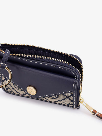 T Monogram Envelope Zip Card Case Wallet thumbnail