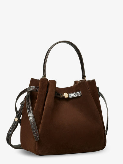 Romy suede bucket bag thumbnail