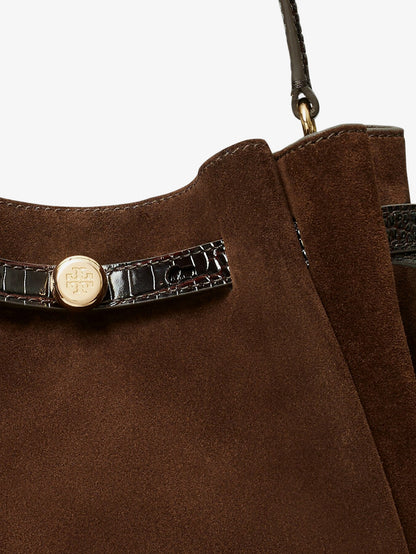 Romy suede bucket bag thumbnail