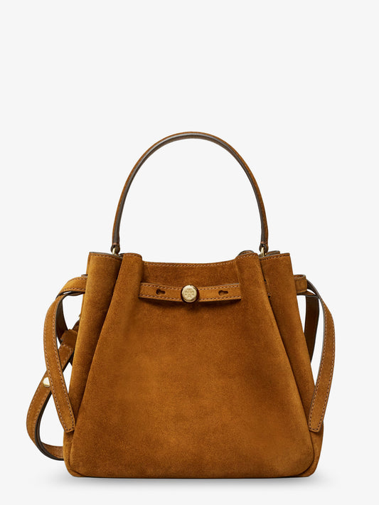 Romy suede bucket bag