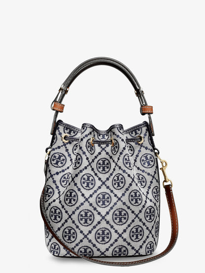 T Monogram cotton-blend bucket bag thumbnail