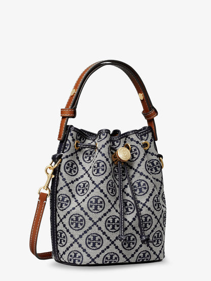 T Monogram cotton-blend bucket bag thumbnail