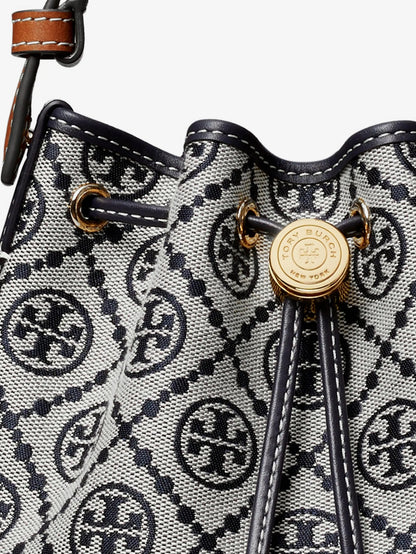 T Monogram cotton-blend bucket bag thumbnail