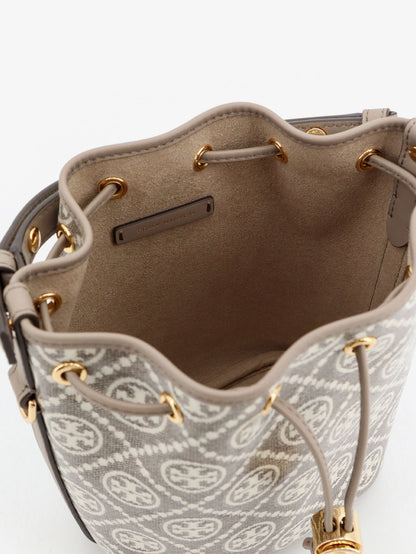 T Monogram coated canvas bucket bag thumbnail