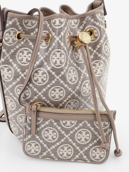 T Monogram coated canvas bucket bag thumbnail