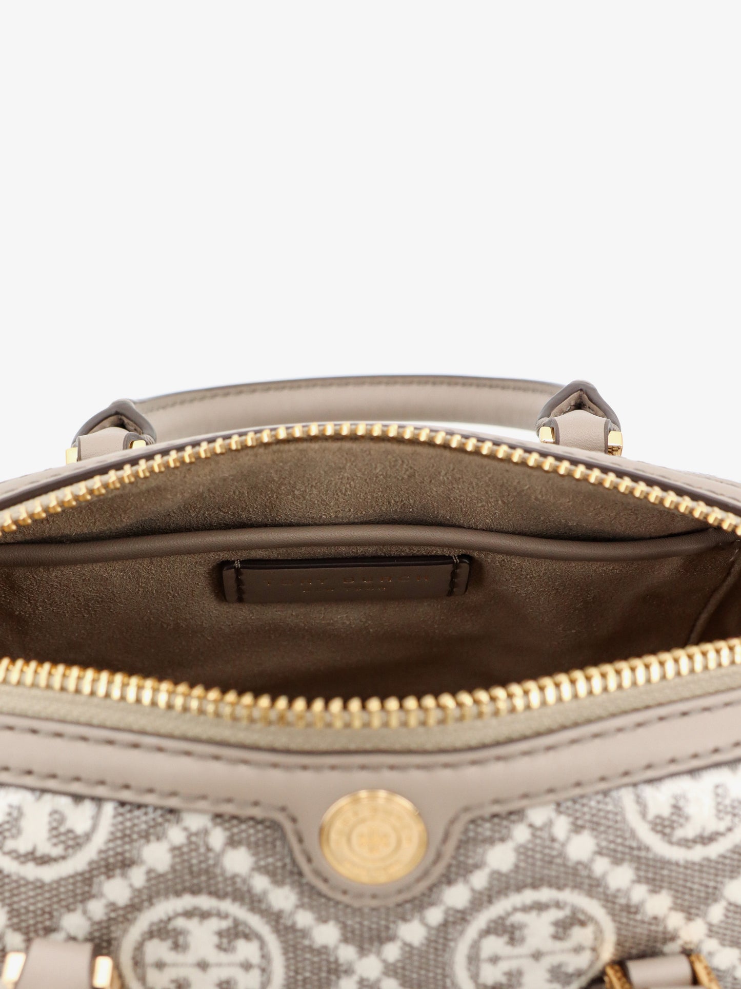 Barrel Bag T Monogram coated canvas handbag