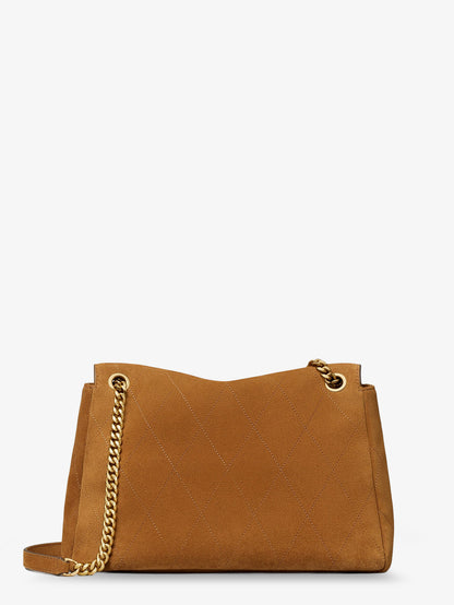 Charlie suede shoulder bag thumbnail