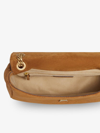 Charlie suede shoulder bag thumbnail