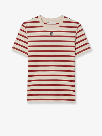 Cotton T-shirt with striped pattern thumbnail