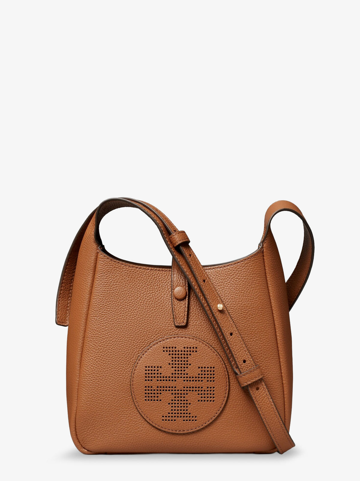 Miller Swing shoulder bag in black hammered leather