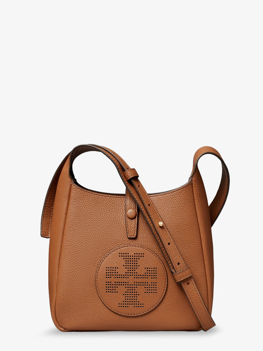 Miller Swing shoulder bag in black hammered leather