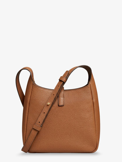 Miller Swing shoulder bag in black hammered leather thumbnail