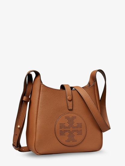 Miller Swing shoulder bag in black hammered leather thumbnail