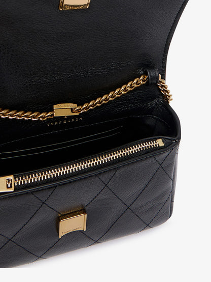 Charlie Quilted Mini Top Handle Chain Wallet crossbody bag thumbnail