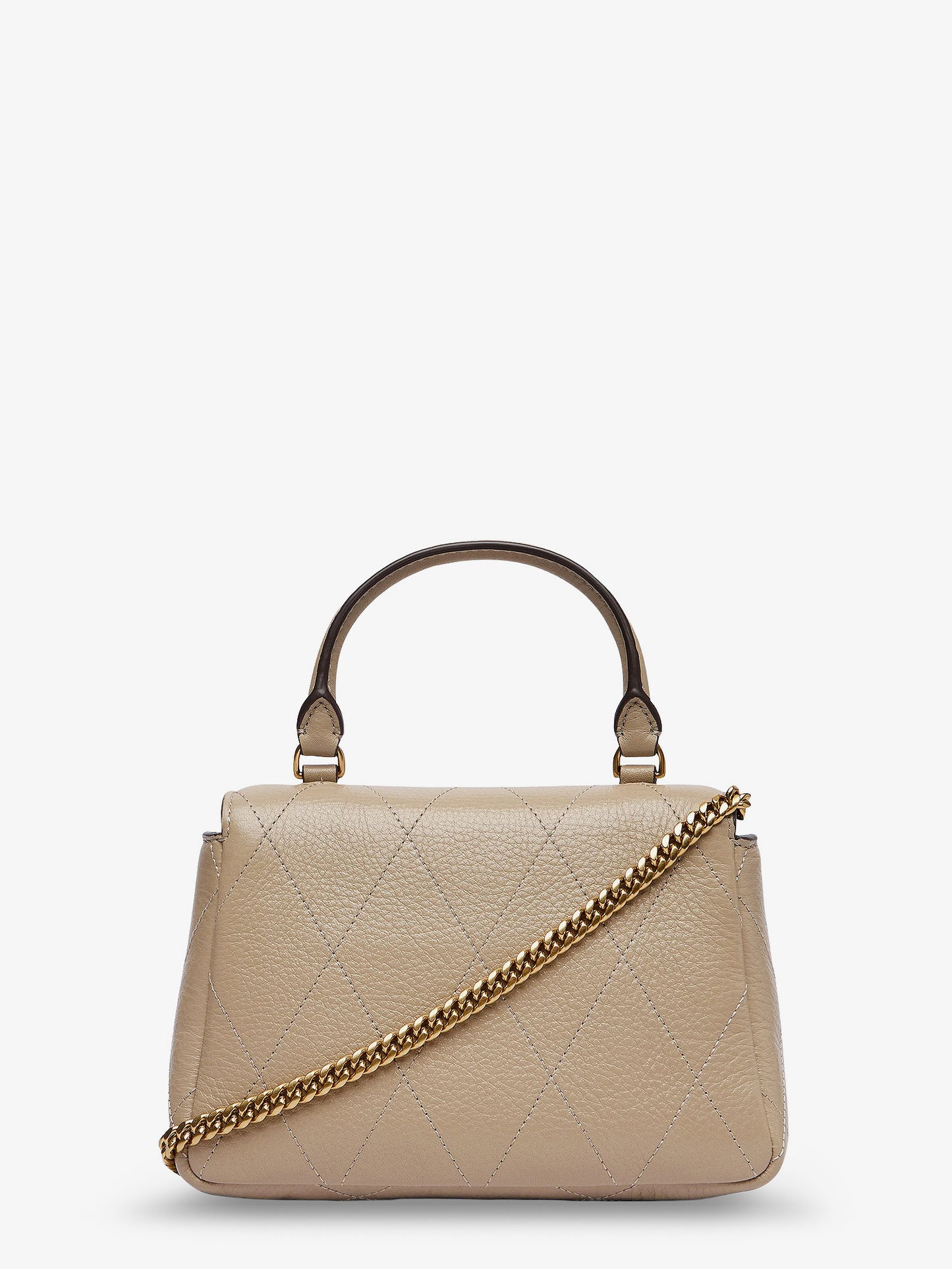 Charlie Quilted Top Handle Chain Wallet crossbodybag