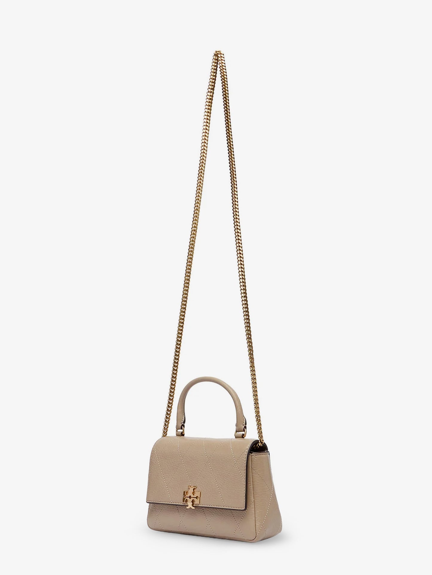 Charlie Quilted Top Handle Chain Wallet crossbodybag