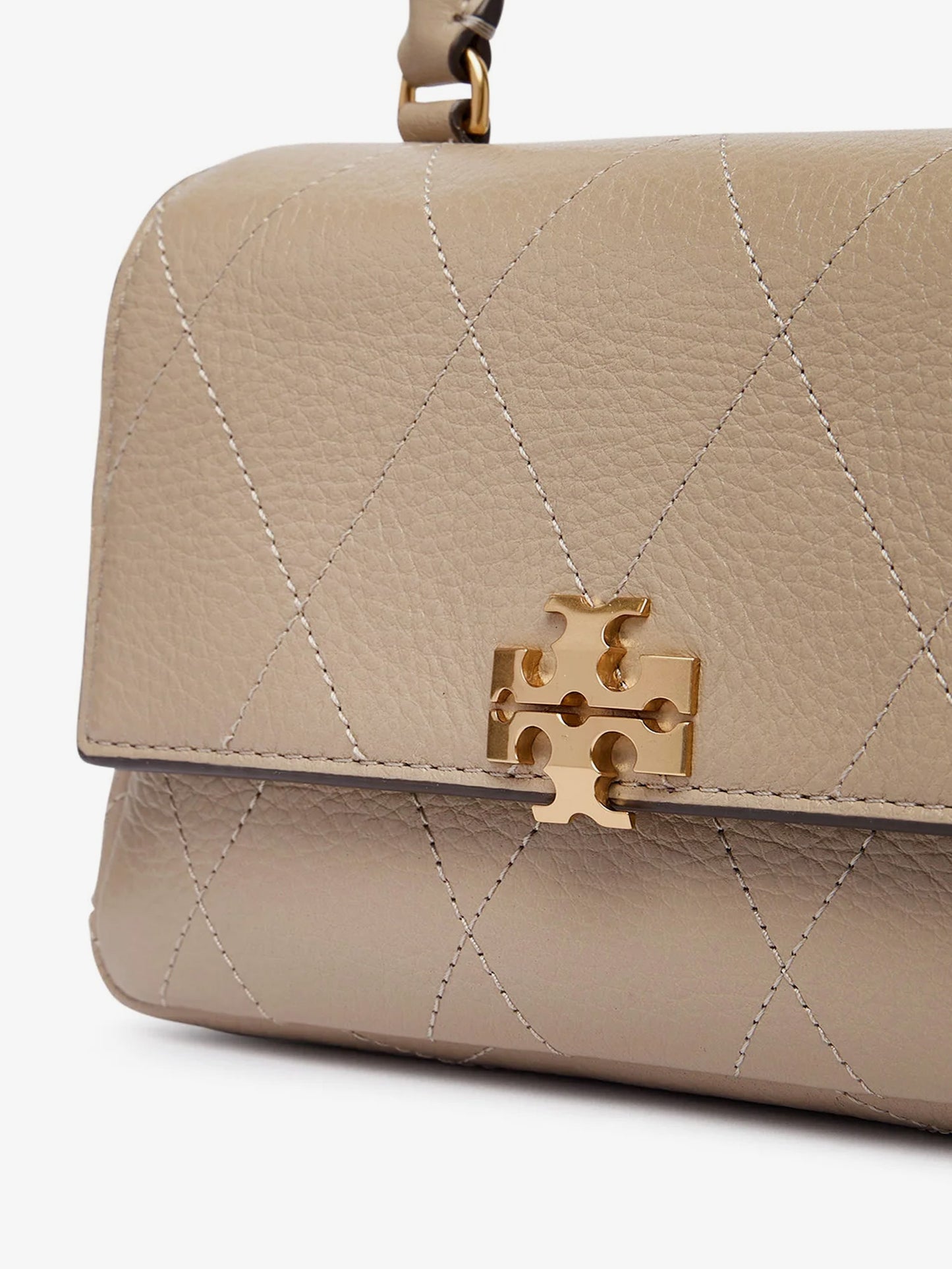 Charlie Quilted Top Handle Chain Wallet crossbodybag