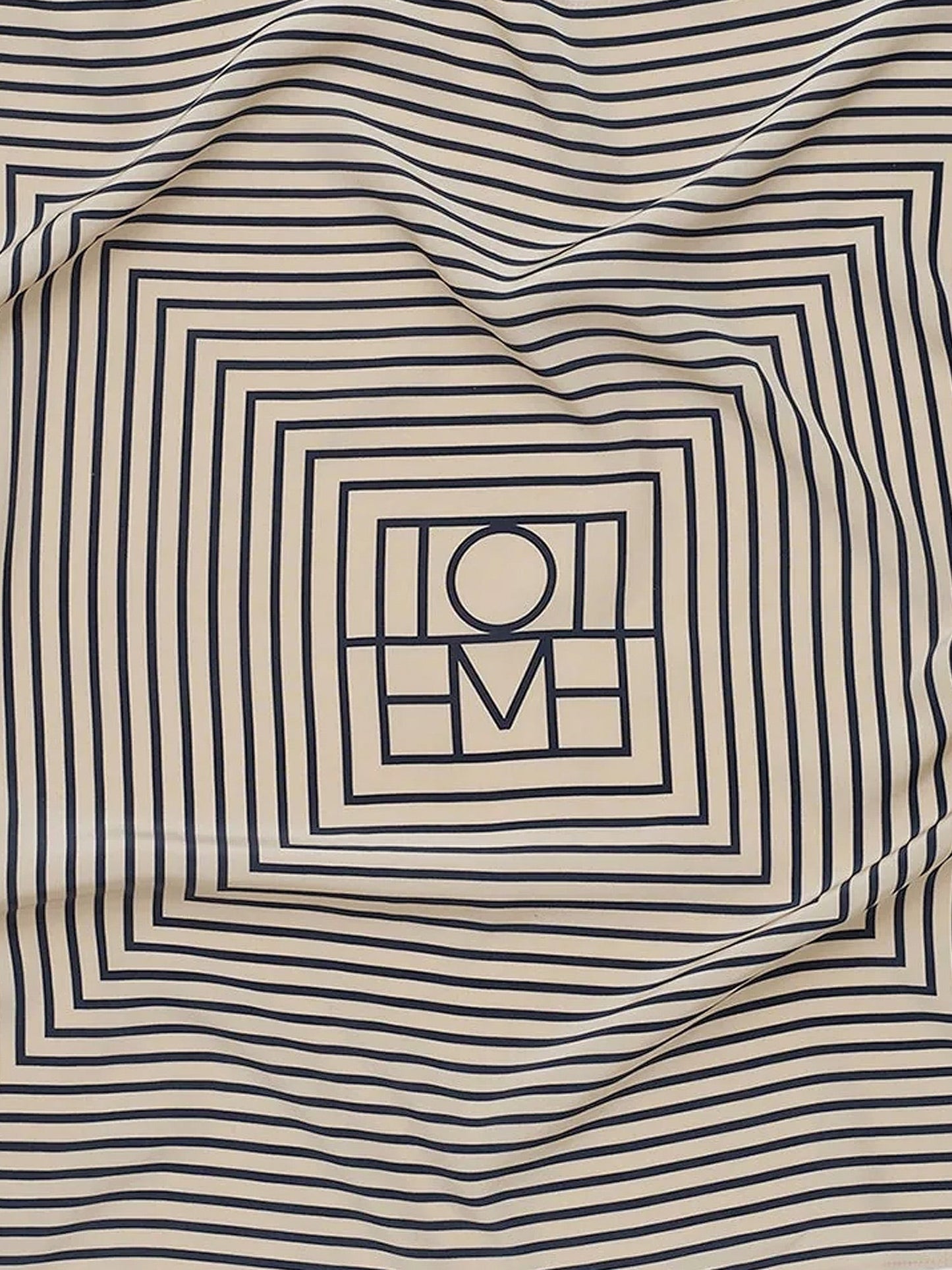 Monogram silk foulard