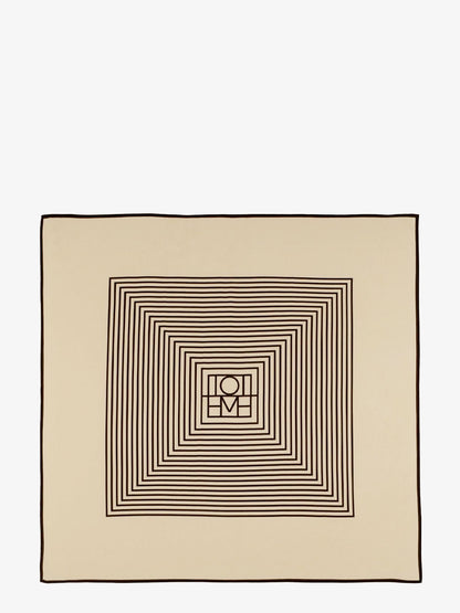 Centered Monogram silk foulard thumbnail