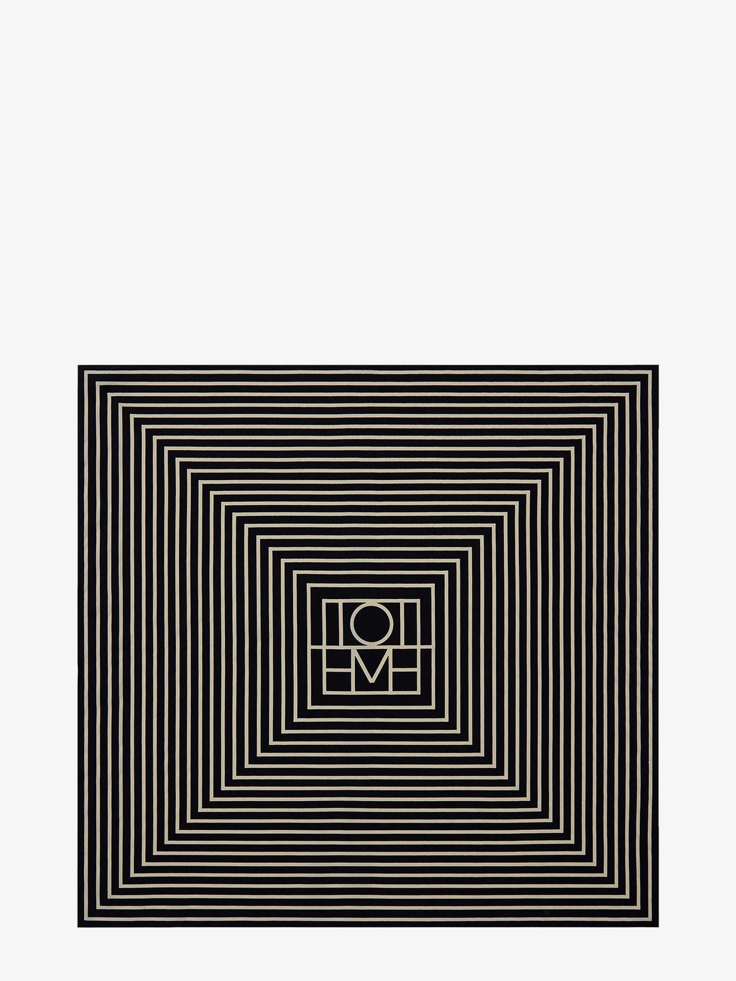 Foulard in seta con monogramma