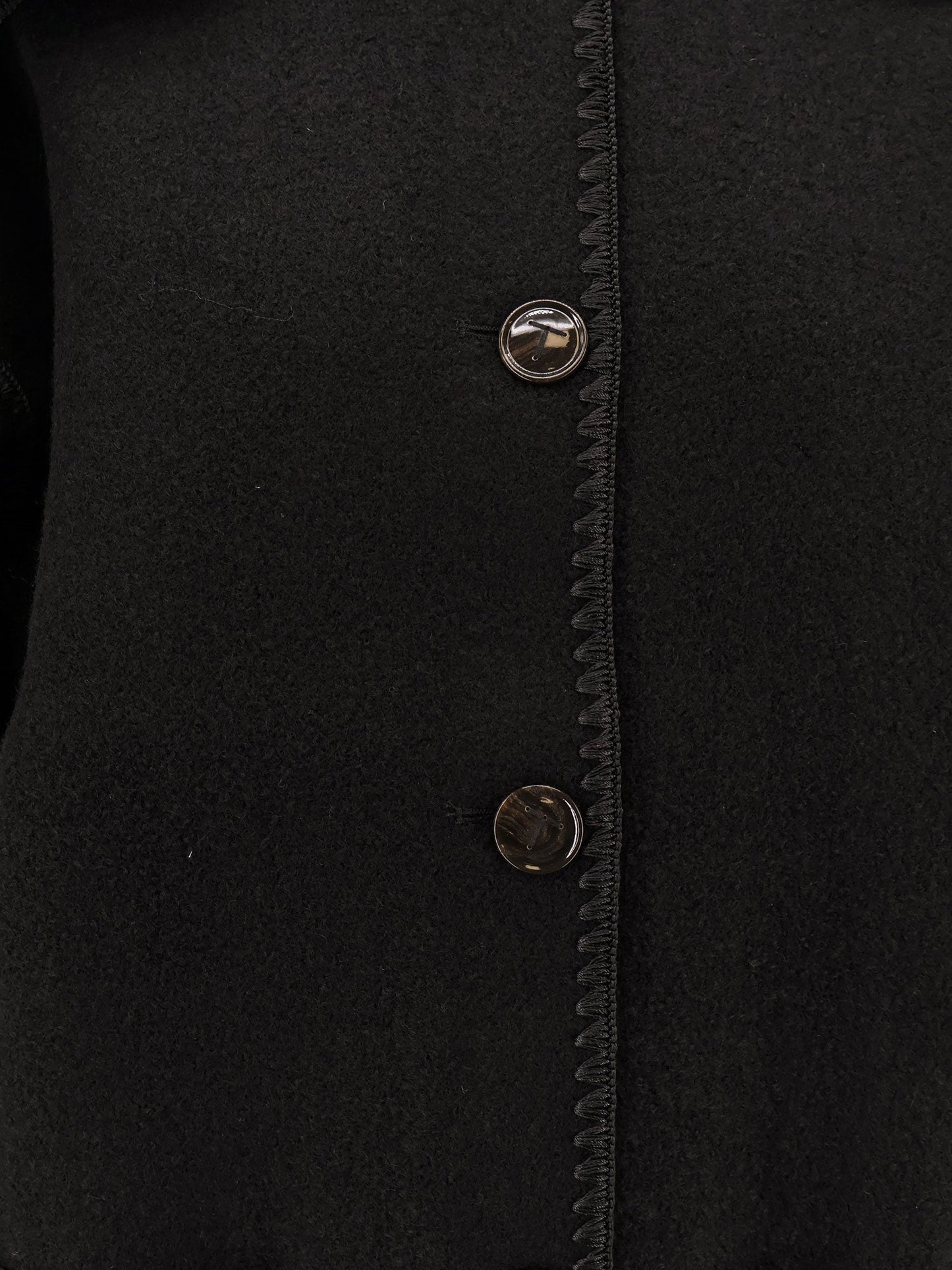 Embroidered Scarf Jacket in wool blend
