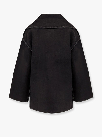 Embroidered Scarf Jacket in wool blend thumbnail