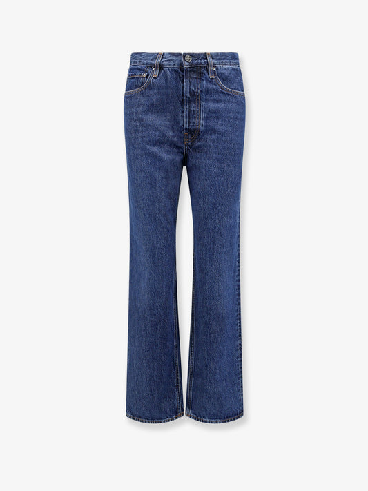 Blue denim jeans