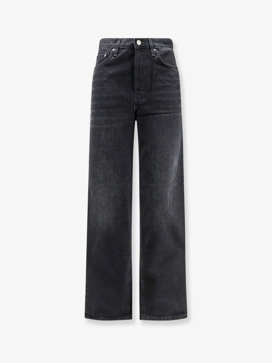 Black denim jeans