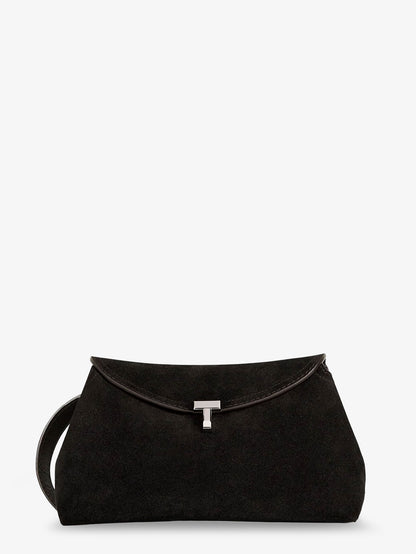 T-Lock suede handbag thumbnail