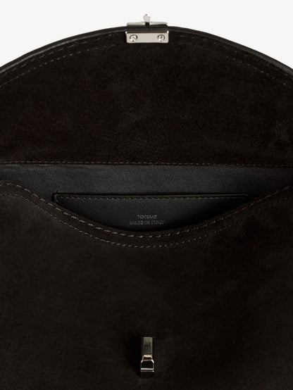 T-Lock suede handbag thumbnail
