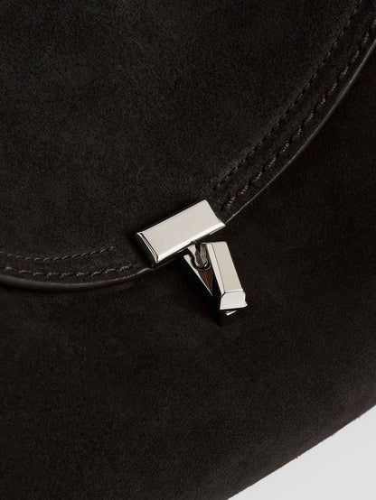 T-Lock suede handbag thumbnail