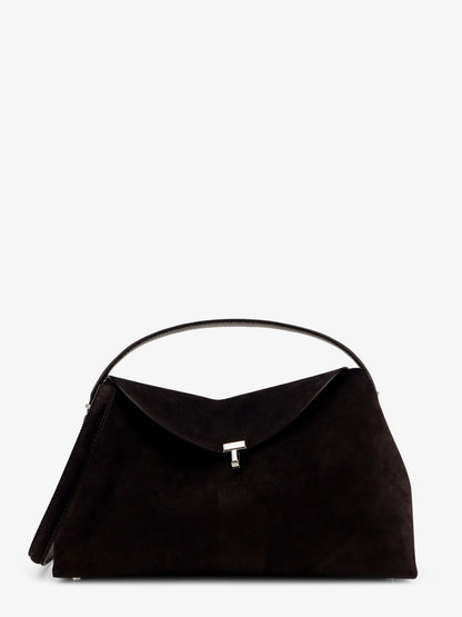 T-Lock suede handbag thumbnail