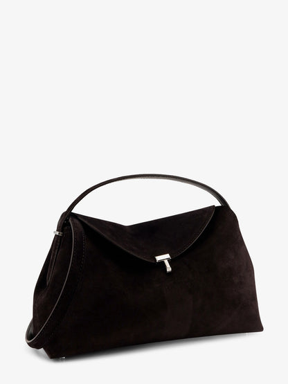 T-Lock suede handbag thumbnail
