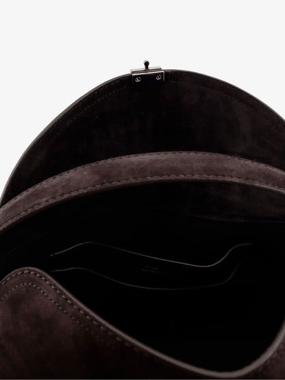 T-Lock suede handbag thumbnail