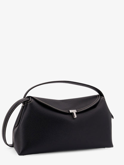 T-Lock hammered leather handbag thumbnail