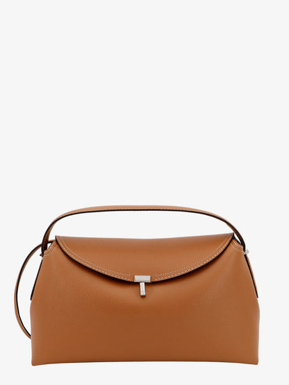 T-Lock hammered leather handbag thumbnail
