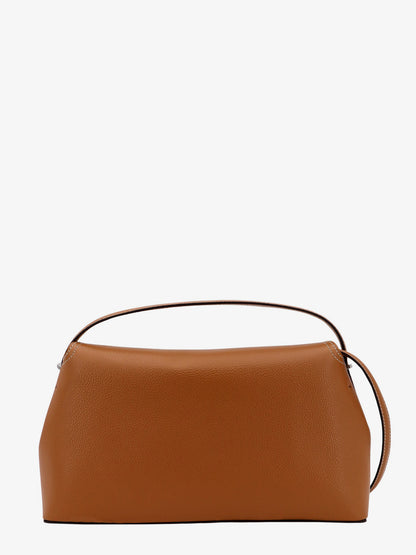 T-Lock hammered leather handbag thumbnail