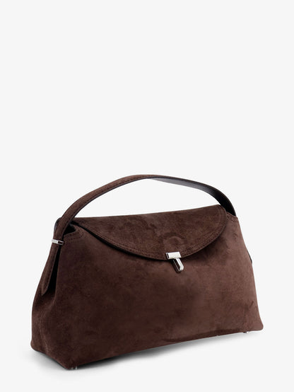 T-lock suede handbag thumbnail