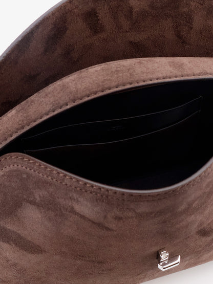 T-lock suede handbag thumbnail
