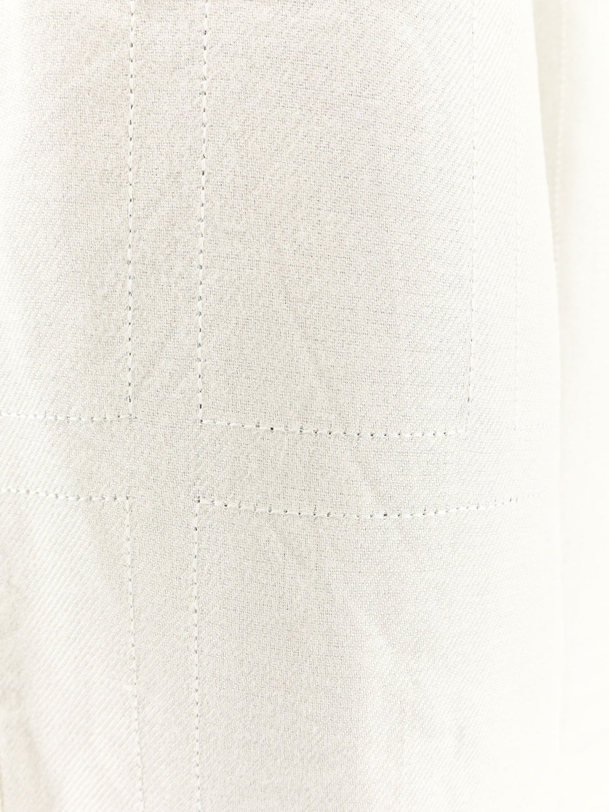 Monogram flannel trousers