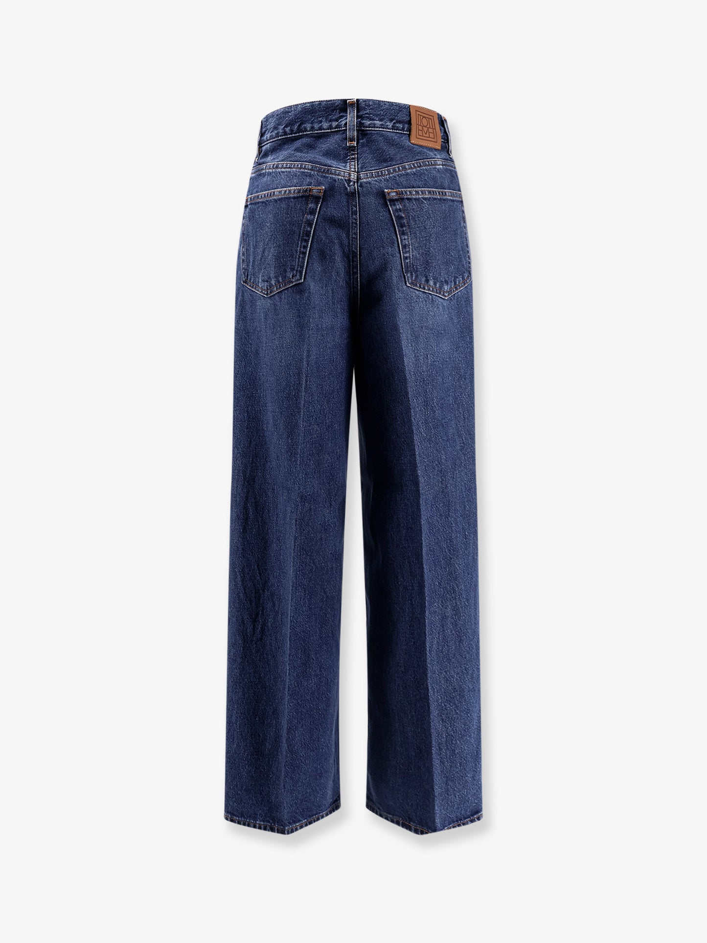 Organic cotton wide leg jeans