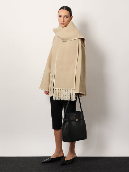 Borsa Secchiello Belted in pelle thumbnail