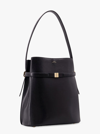 Borsa Secchiello Belted in pelle thumbnail