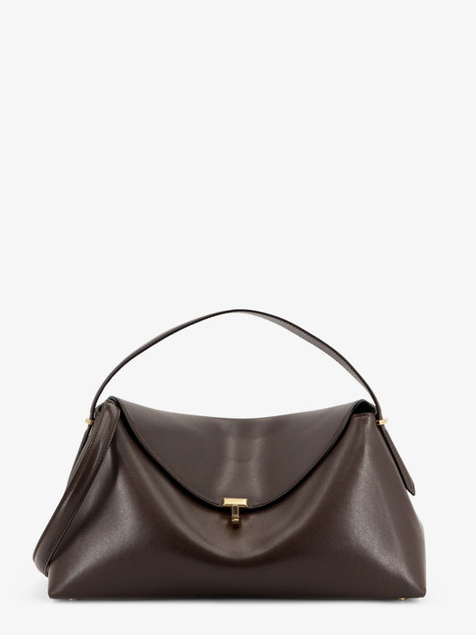 T-Lock Leather Handbag