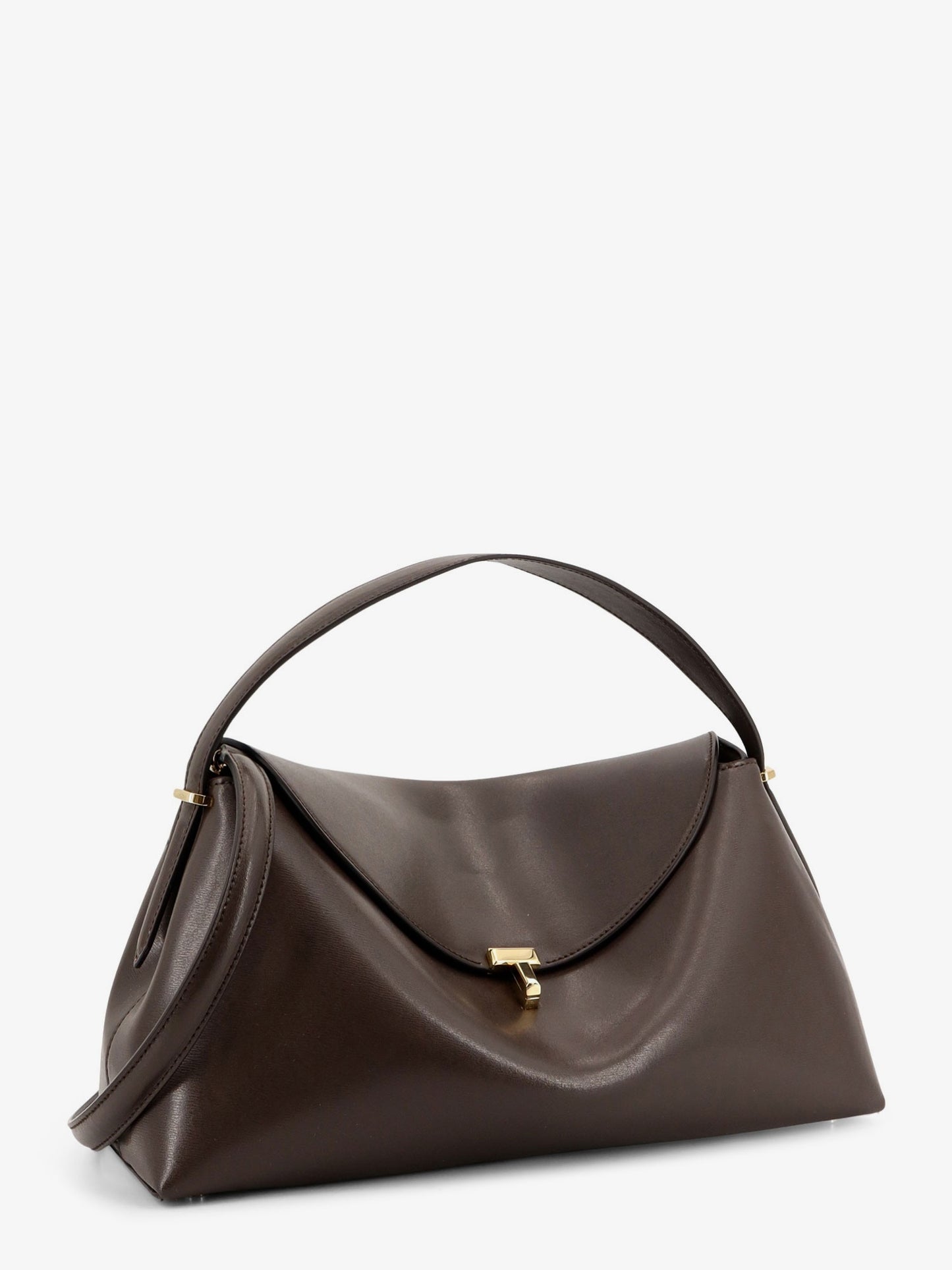 T-Lock Leather Handbag
