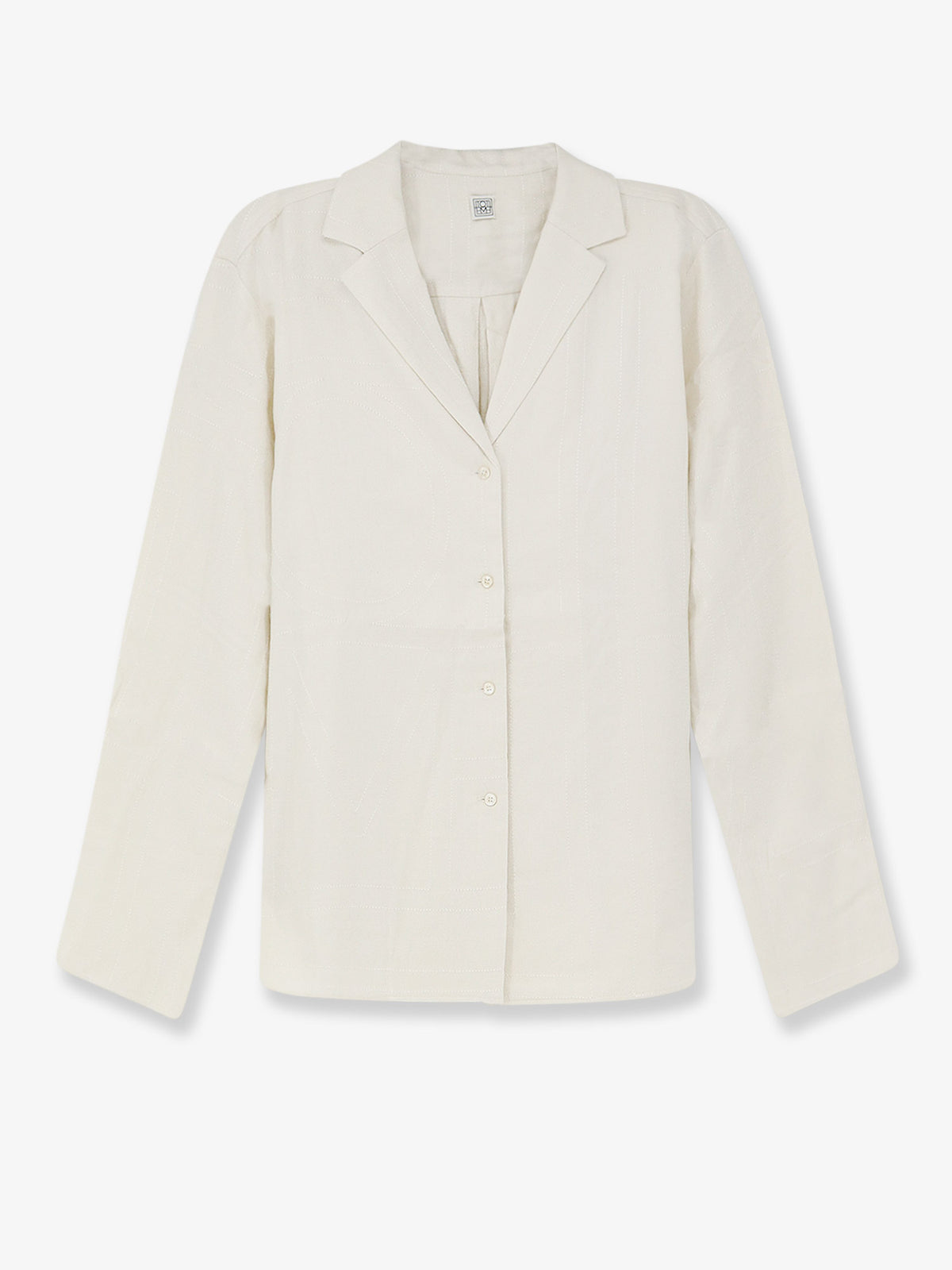 Monogram shirt with all-over logo print